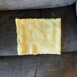 Small yellow tube top